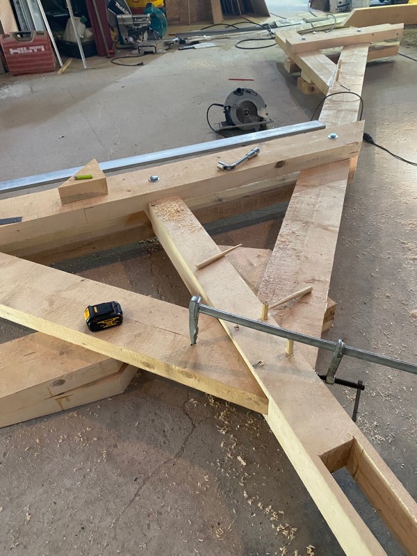 CHANGEMENT DE CHARPENTE BOIS SUR MESURE SECTEUR PROCHE DE VAMONT EN SEINE-MARITIME 76