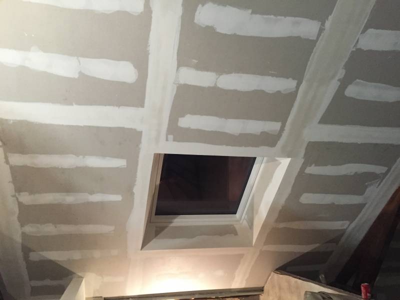 Isolation des combles en plaque de plâtre BA13 en Seine-Maritime 76