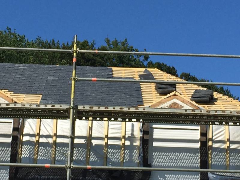 Réfection d'une couverture avec un complément d'isolation à Valmont 76