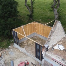 Notre zone d'activité pour ce service Agrandissement maison ossature bois